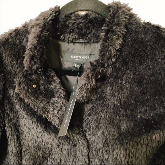 Kenneth Cole Faux Fur Jacket - Picture 4 of 4